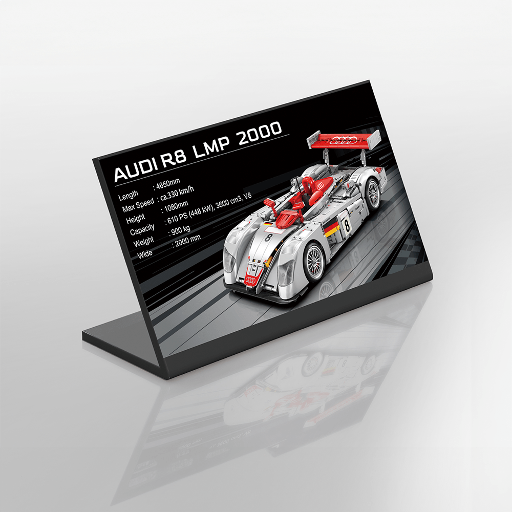 Audi R8 LMP - Building Blocks Set | Power Brickz