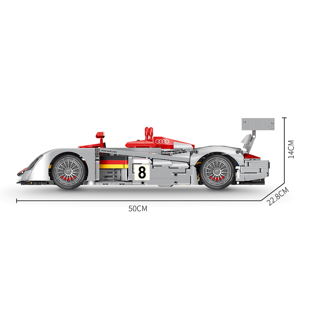 Audi R8 LMP - Building Blocks Set | Power Brickz