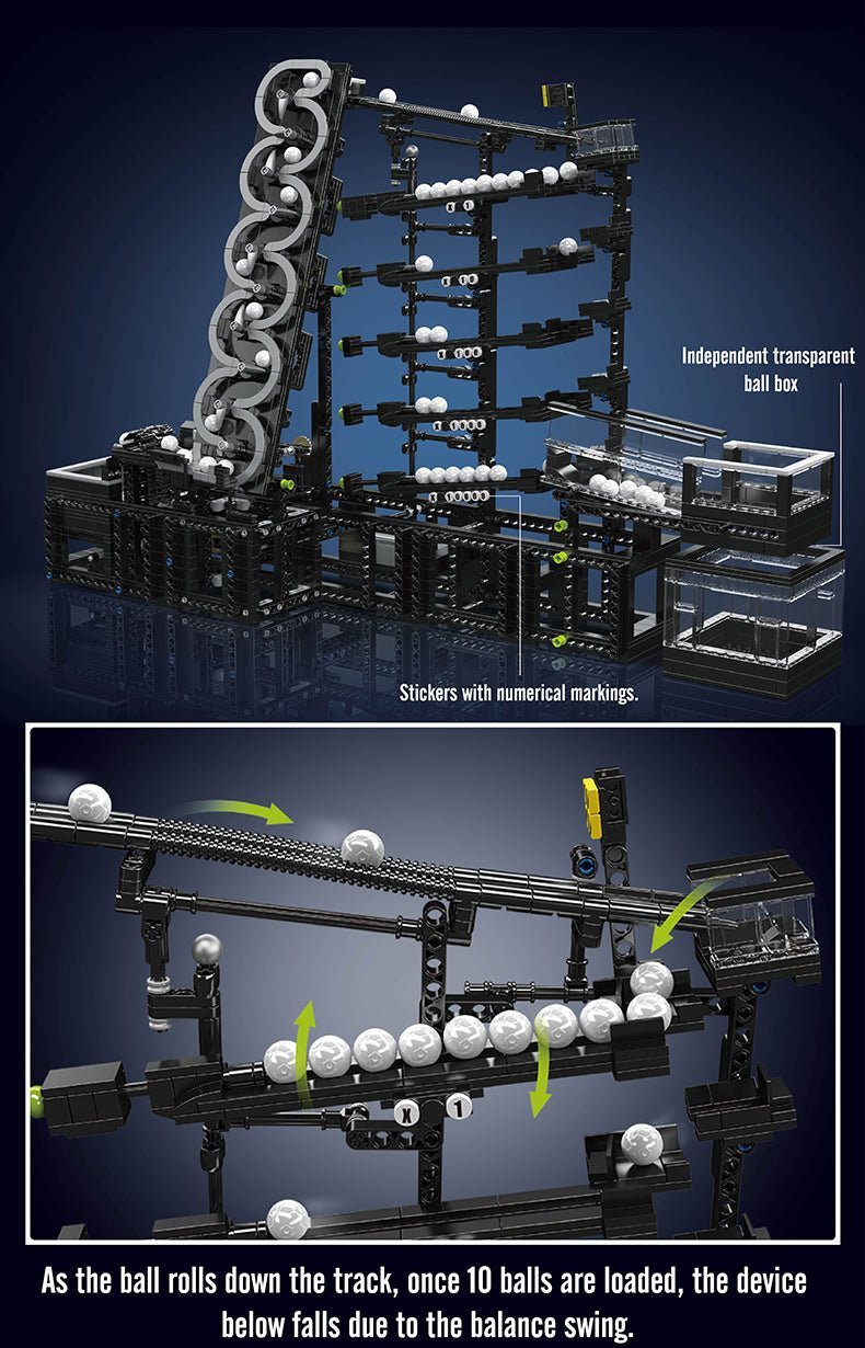 Logarithmic Ball Calculator | 2066pcs - Power Brickz