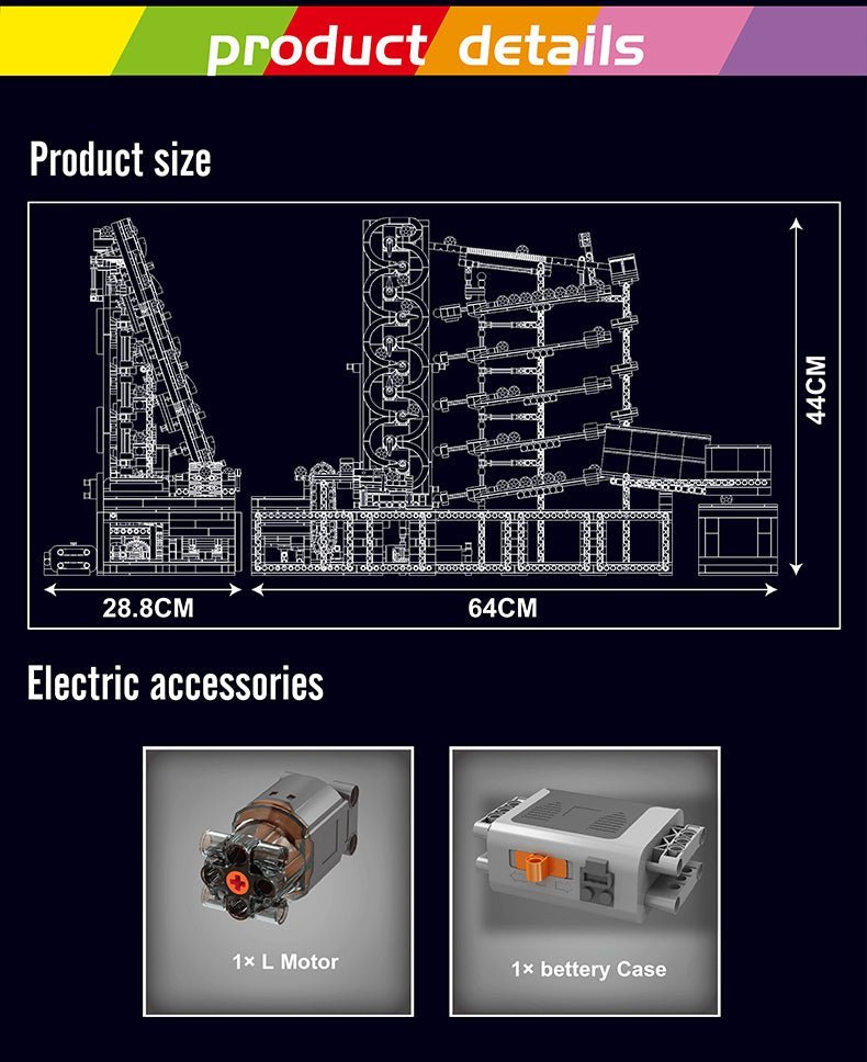 Logarithmic Ball Calculator | 2066pcs - Power Brickz