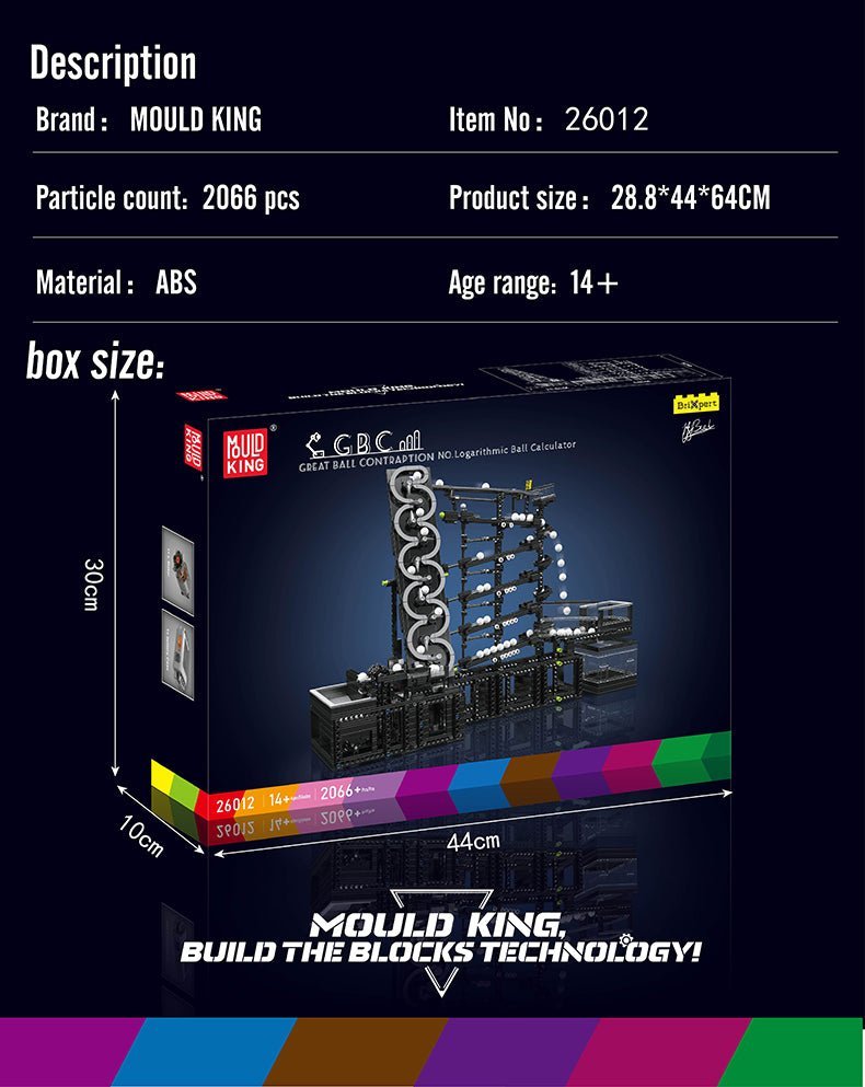Logarithmic Ball Calculator | 2066pcs - Power Brickz