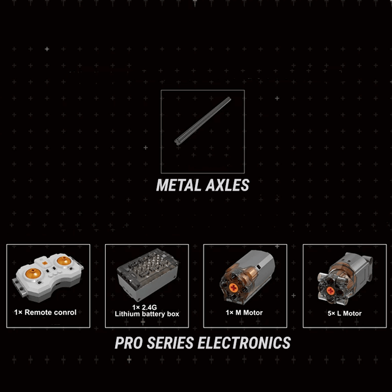 Heavy Lift Crawler Crane - Building Set | Power Brickz