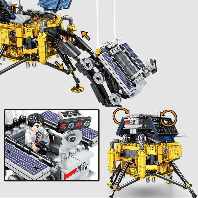 Lunar Probe - Building Set | Power Brickz