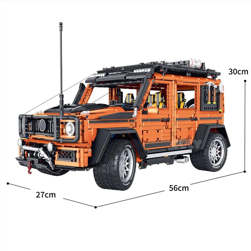 Luxury 4x4 G63 Off-Road Wagon – brick-built display model made from building blocks