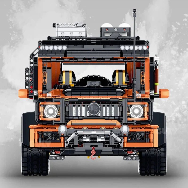 Luxury 4x4 G63 Off-Road Wagon – brick-built display model made from building blocks