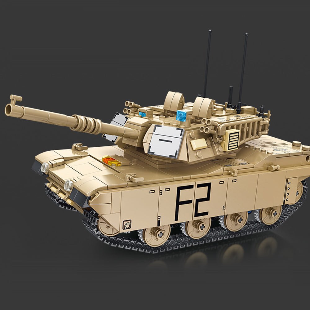 M1A2 Abrams Main Battle Tank - Building Set | Power Brickz
