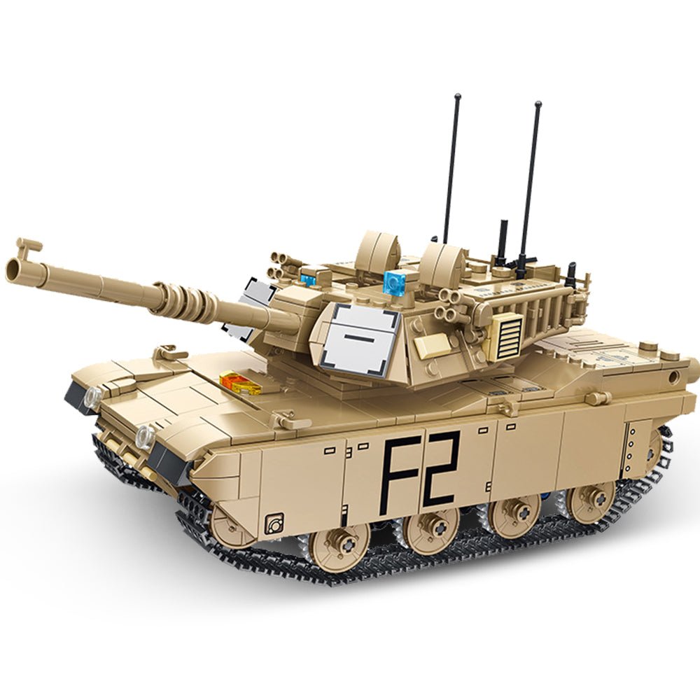 M1A2 Abrams Main Battle Tank - Building Set | Power Brickz