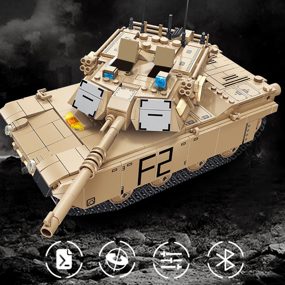 M1A2 Abrams Main Battle Tank - Building Set | Power Brickz