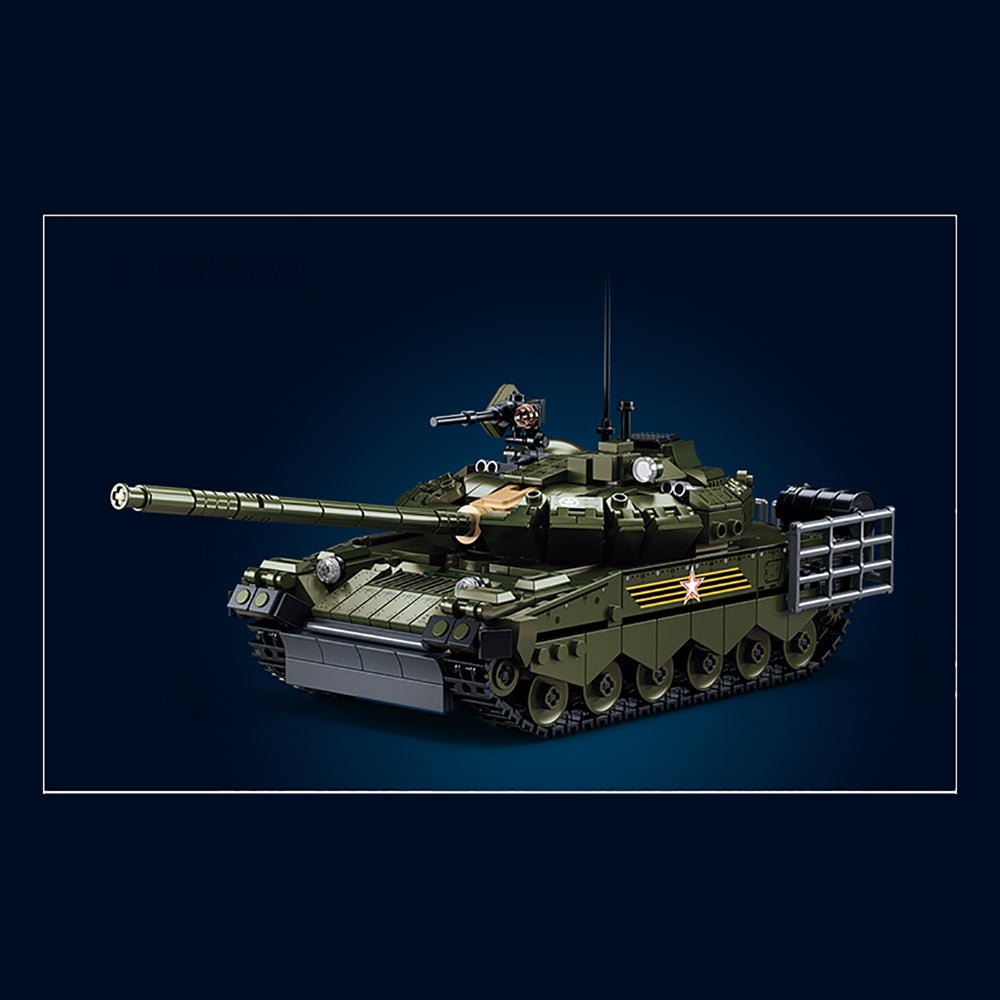 M38-B1178 T-80BVMS Main Battle Tank - Building Set | Power Brickz
