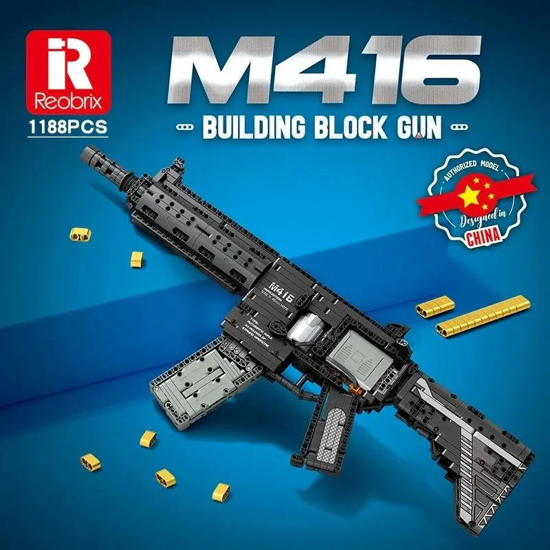 M416 Assault Rifle - Building Set | Power Brickz