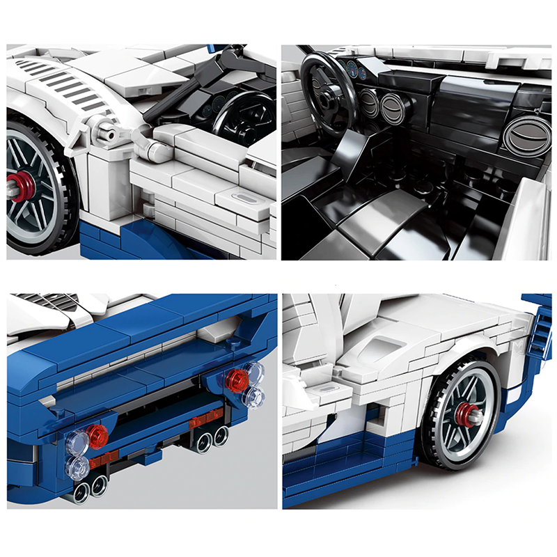 MCItalian Hypercar - Building Blocks Set | Power Brickz