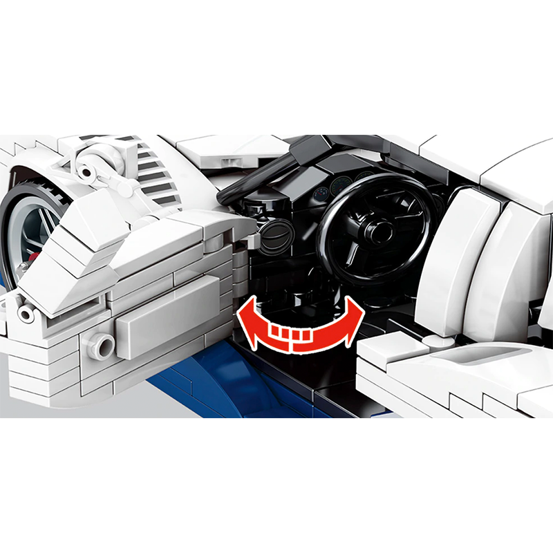 MCItalian Hypercar - Building Blocks Set | Power Brickz