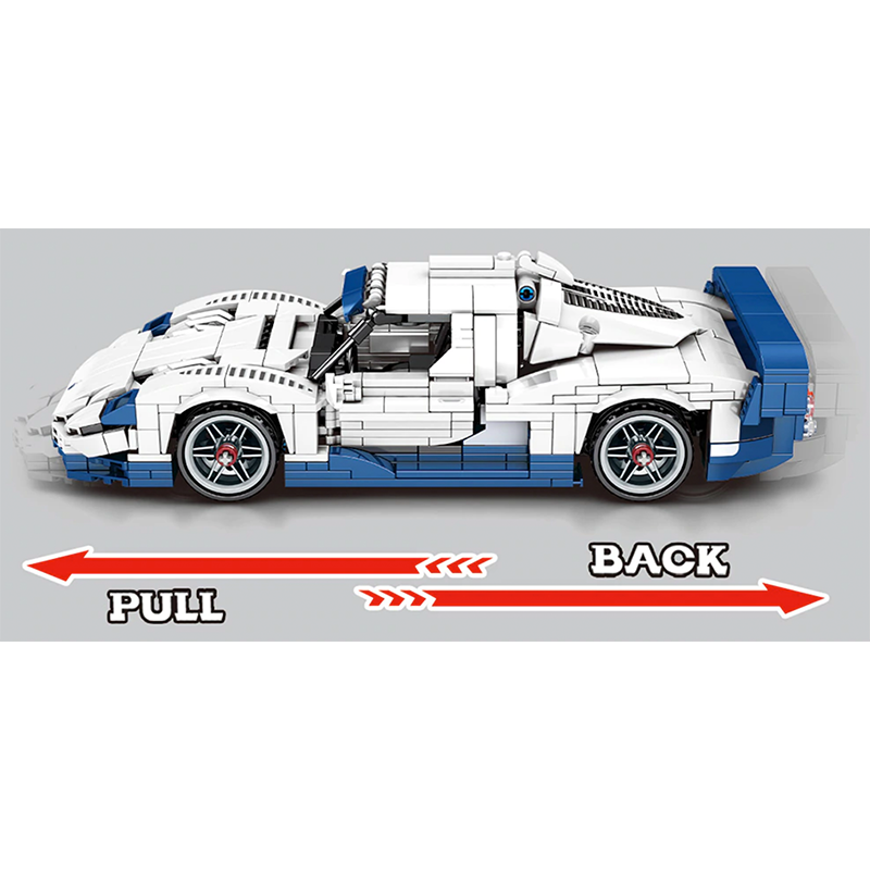 MCItalian Hypercar - Building Blocks Set | Power Brickz
