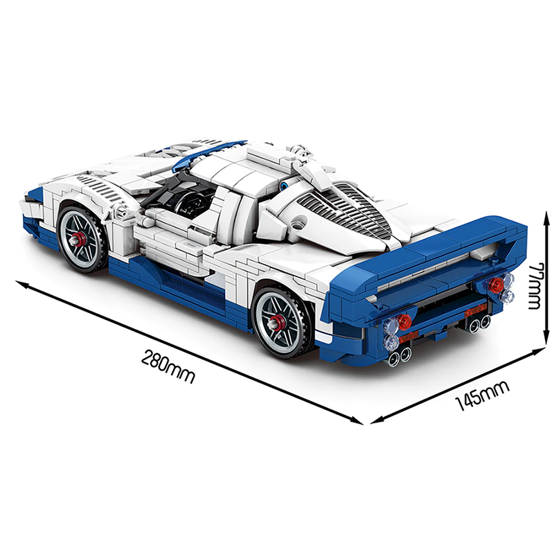 MCItalian Hypercar - Building Blocks Set | Power Brickz