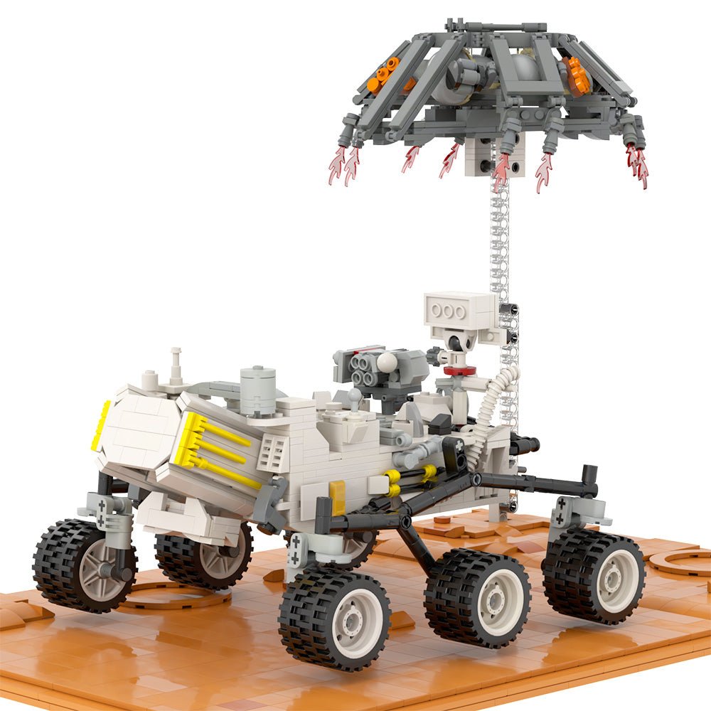 Mars Rover with Mars Base - Building Set | Power Brickz
