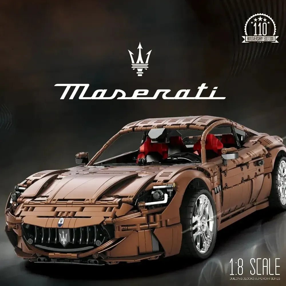Maserati GranTurismo Bronze Edition - Building Blocks Set | Power Brickz