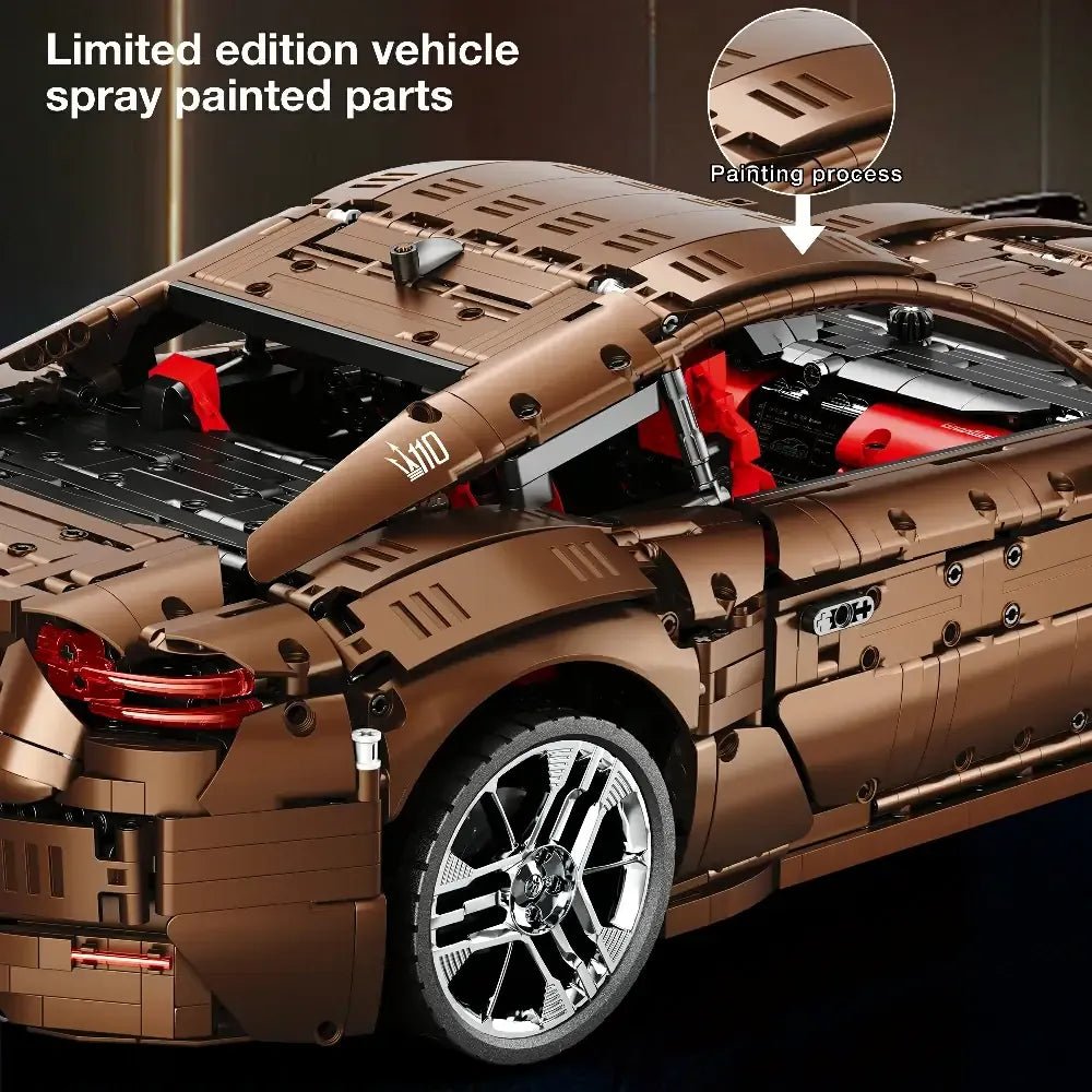 Maserati GranTurismo Bronze Edition - Building Blocks Set | Power Brickz
