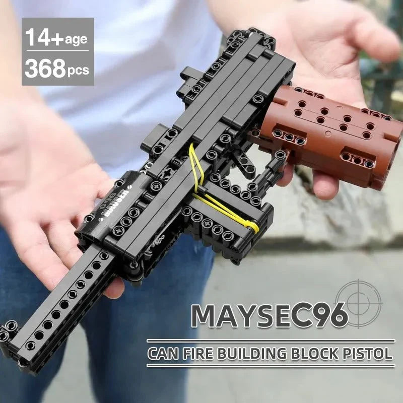 Mauser C96 Pistol - Building Set | Power Brickz