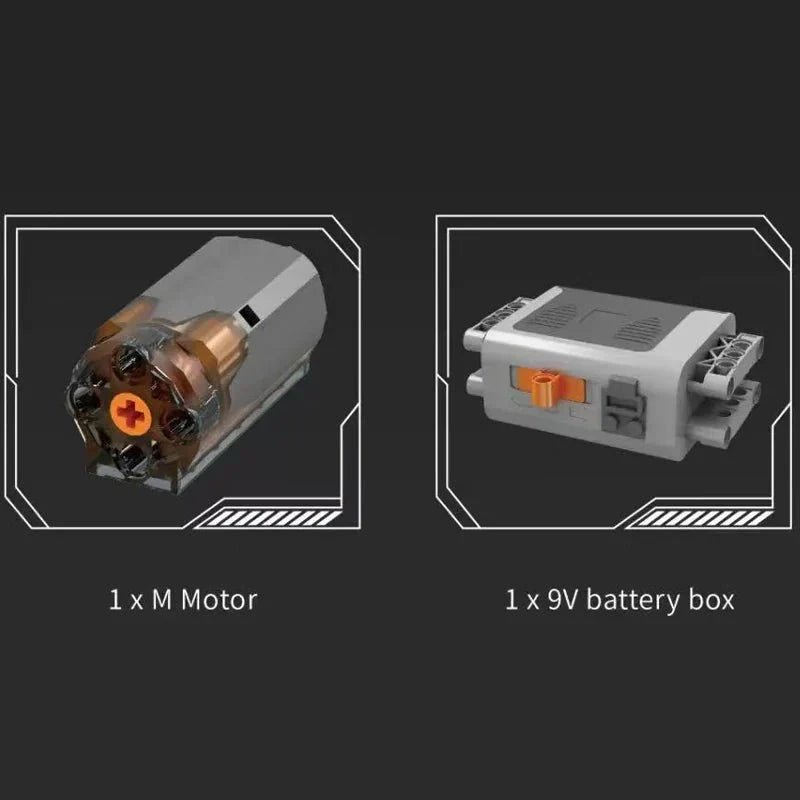 MCL Supercar V8 Engine | 737pcs - Power Brickz