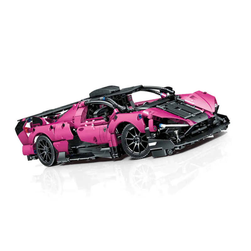 Pink Concept Supercar - Building Blocks Set | Power Brickz