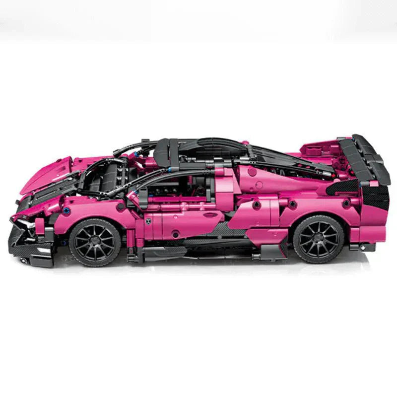 Pink Concept Supercar - Building Blocks Set | Power Brickz