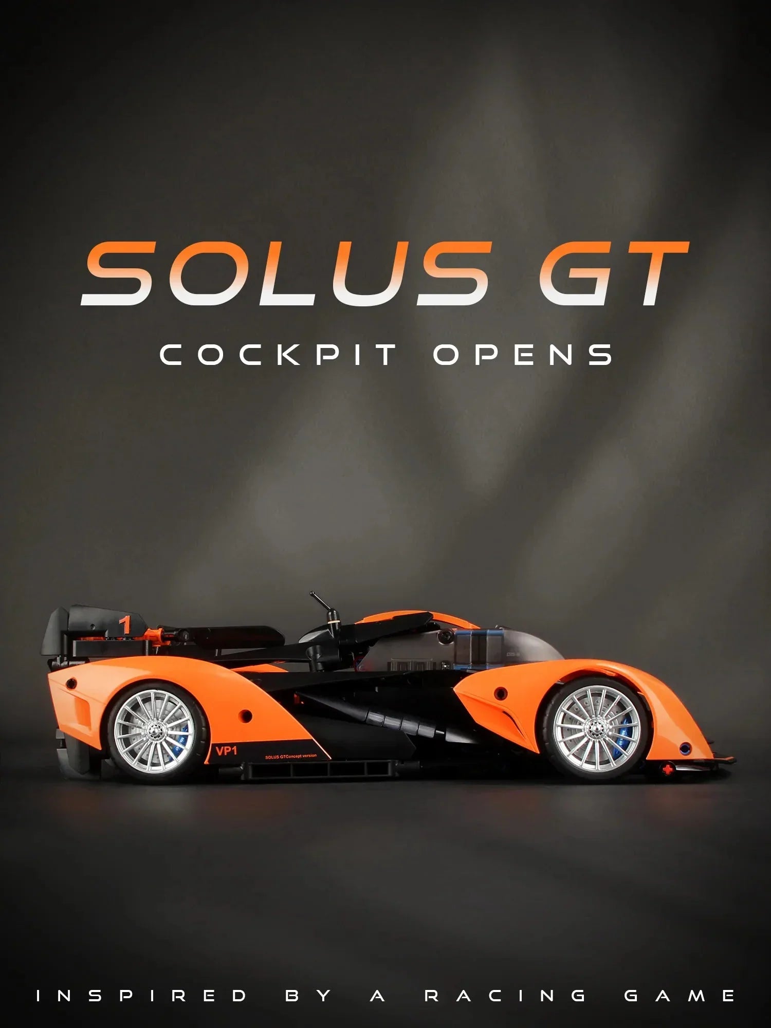 Futuristic Solus GT Concept - Building Blocks Set | Power Brickz