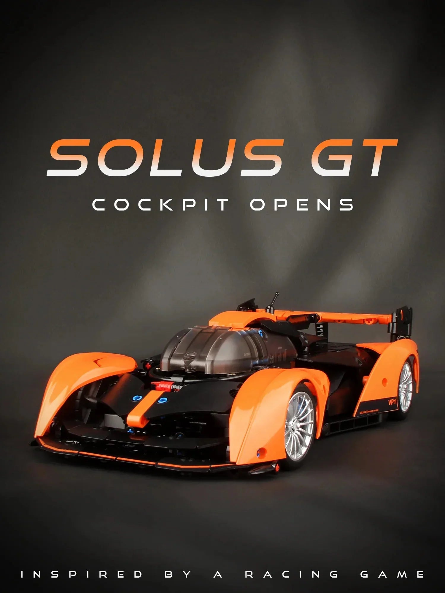 Futuristic Solus GT Concept - Building Blocks Set | Power Brickz
