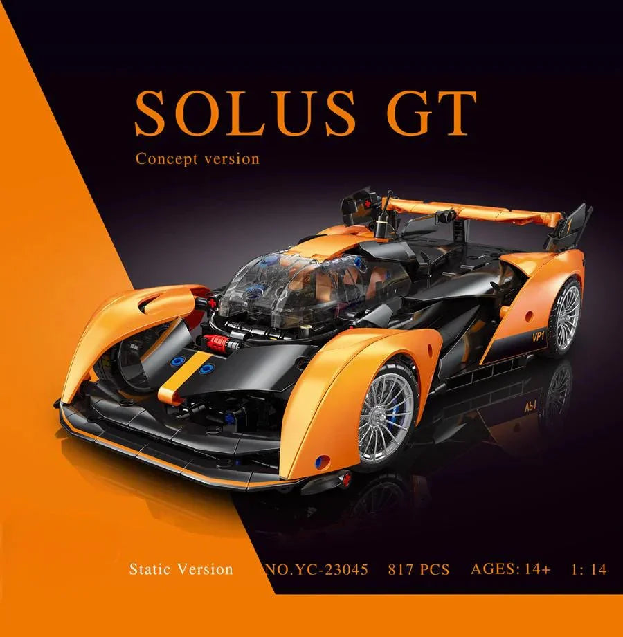 Futuristic Solus GT Concept - Building Blocks Set | Power Brickz