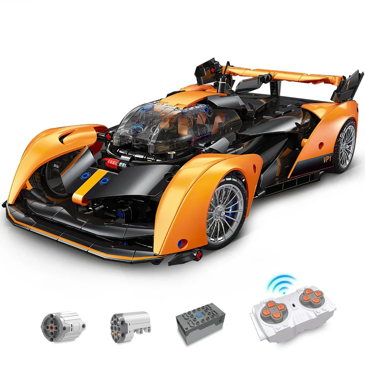 Futuristic Solus GT Concept - Building Blocks Set | Power Brickz