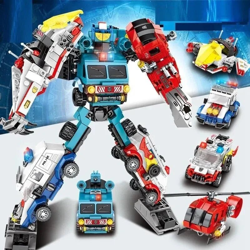 Mecha Car Transformation City Robot Warrior | 732pcs - Power Brickz