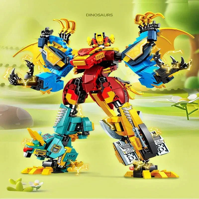 Mecha Deformation Dinosaur Transformation | 850pcs - Power Brickz