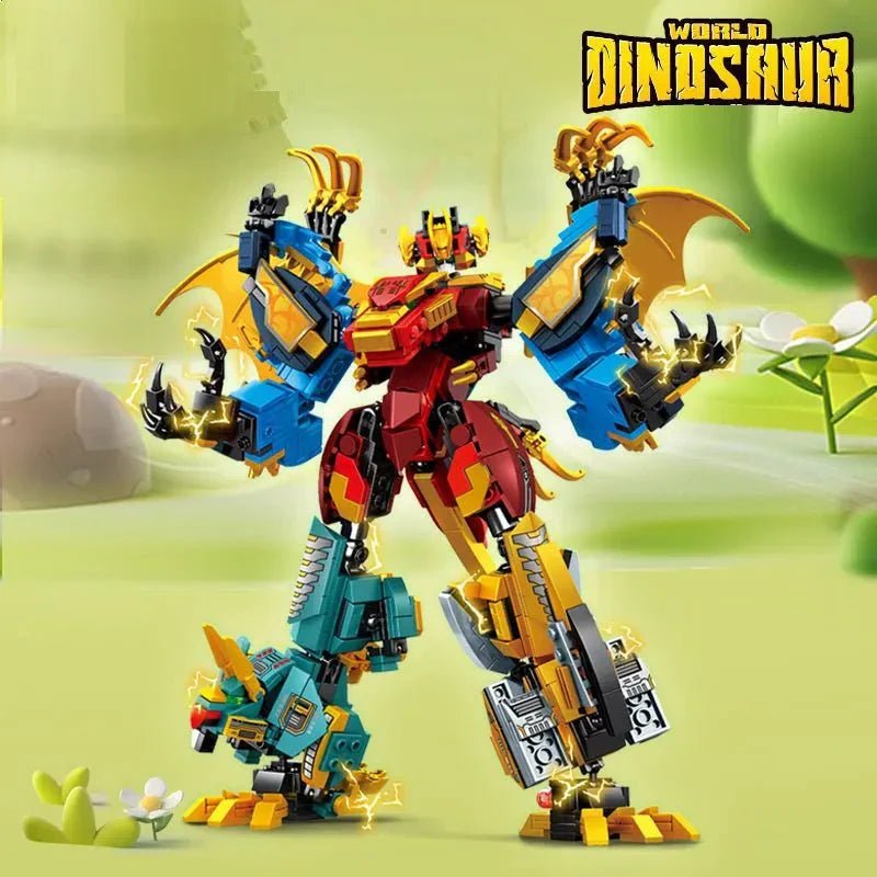 Mecha Deformation Dinosaur Transformation | 850pcs - Power Brickz