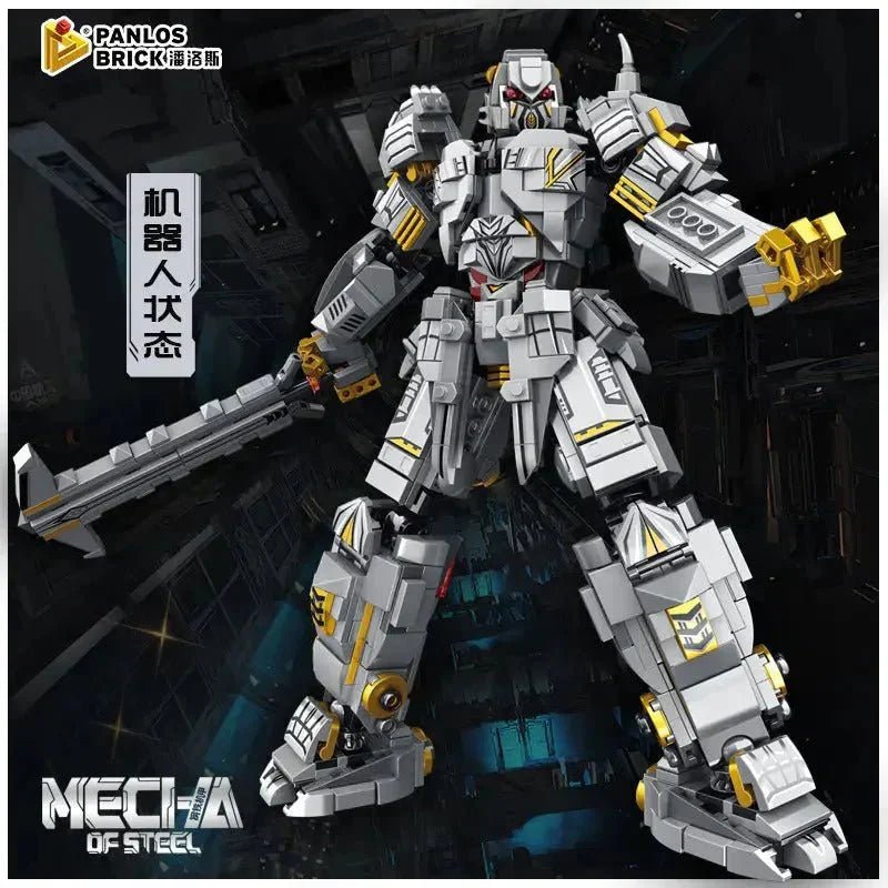 Mecha Of Steel Mech Megatron Transformer Robot Bricks Toy | 1106pcs - Power Brickz