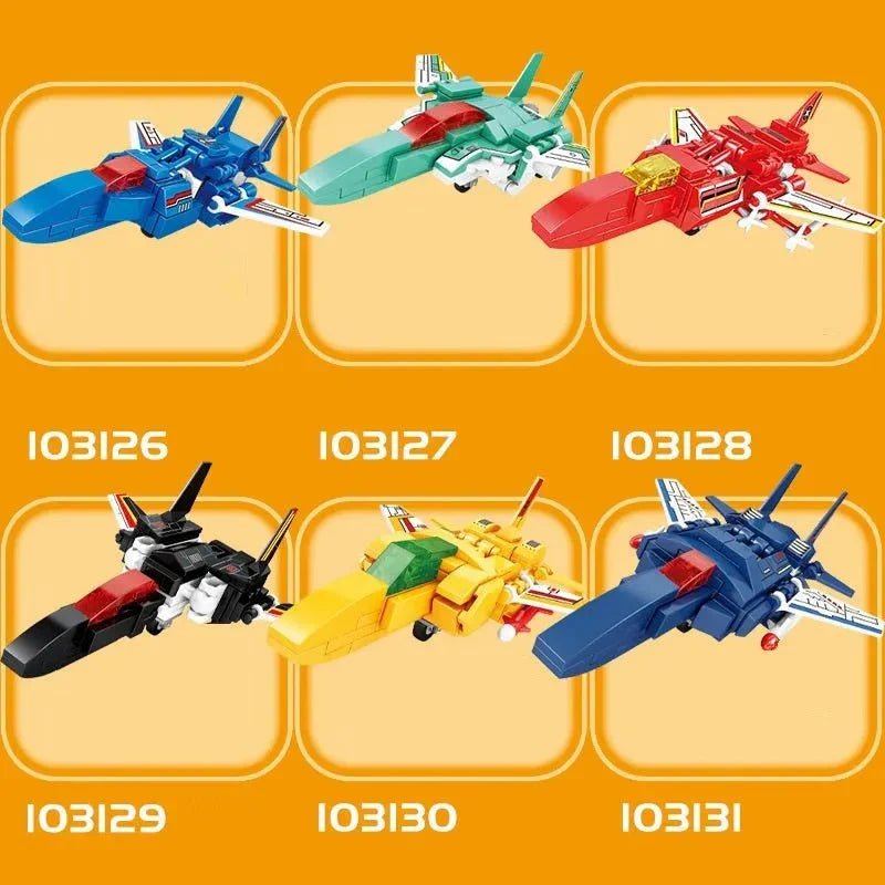 Mecha Transformation Planes Robot Fighter Bricks Toy | 754pcs - Power Brickz