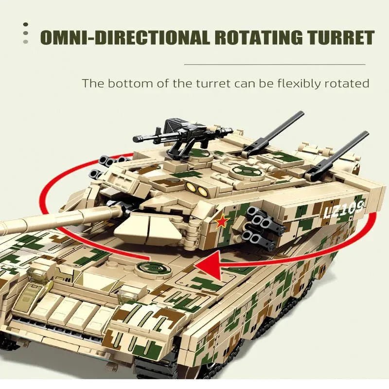 Mecha Transformers Robot Battle Tank Deformation Bricks Toy | 1306pcs - Power Brickz