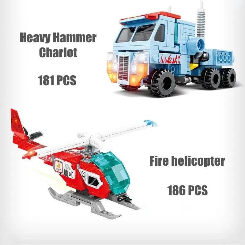 Mecha Transforming Steel Robot Warrior Bricks Toy | 725pcs - Power Brickz