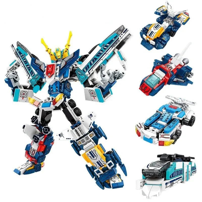 Mecha Warrior Transformed Steel Robot Bricks Toy | 702pcs - Power Brickz