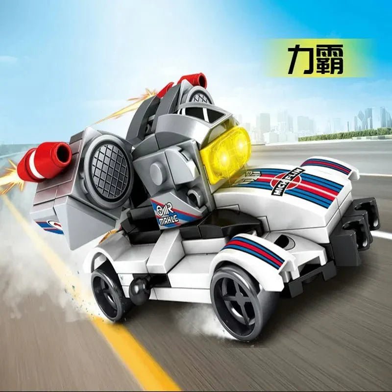 Mechanical Transformation Robot Racing Car Bricks Toy | 657pcs - Power Brickz