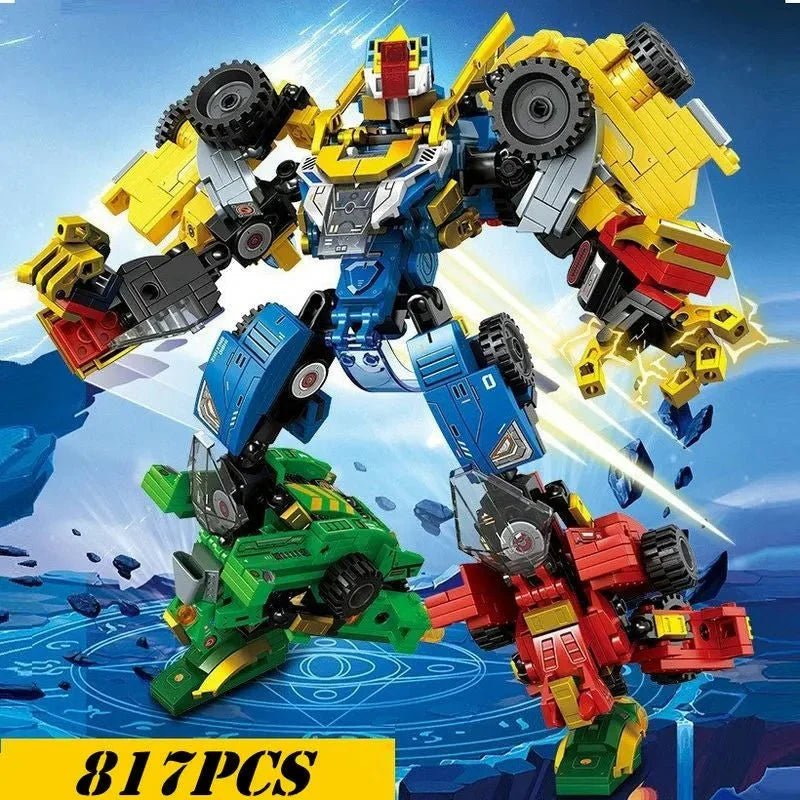 Mechanical Transformation Truck Car Robot Bricks Toy | 817pcs - Power Brickz