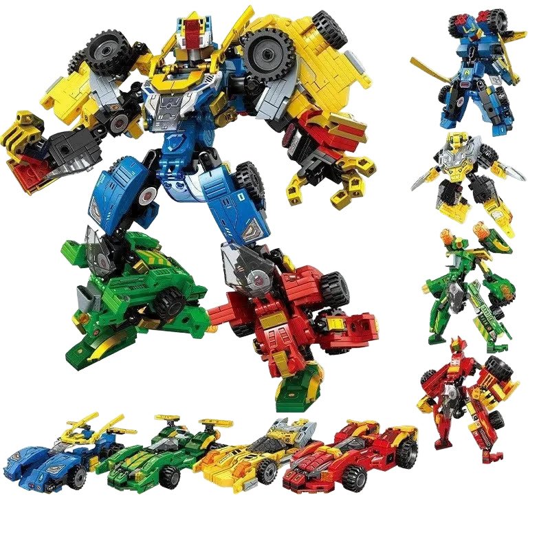 Mechanical Transformation Truck Car Robot Bricks Toy | 817pcs - Power Brickz