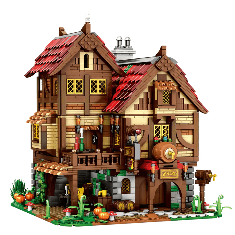 Medieval Bistro And Tavern - Building Set | Power Brickz
