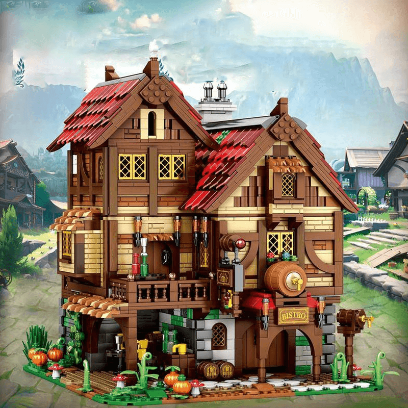 Medieval Bistro And Tavern - Building Set | Power Brickz