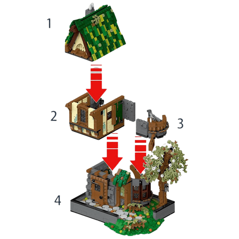 Medieval Tavern - Building Set | Power Brickz