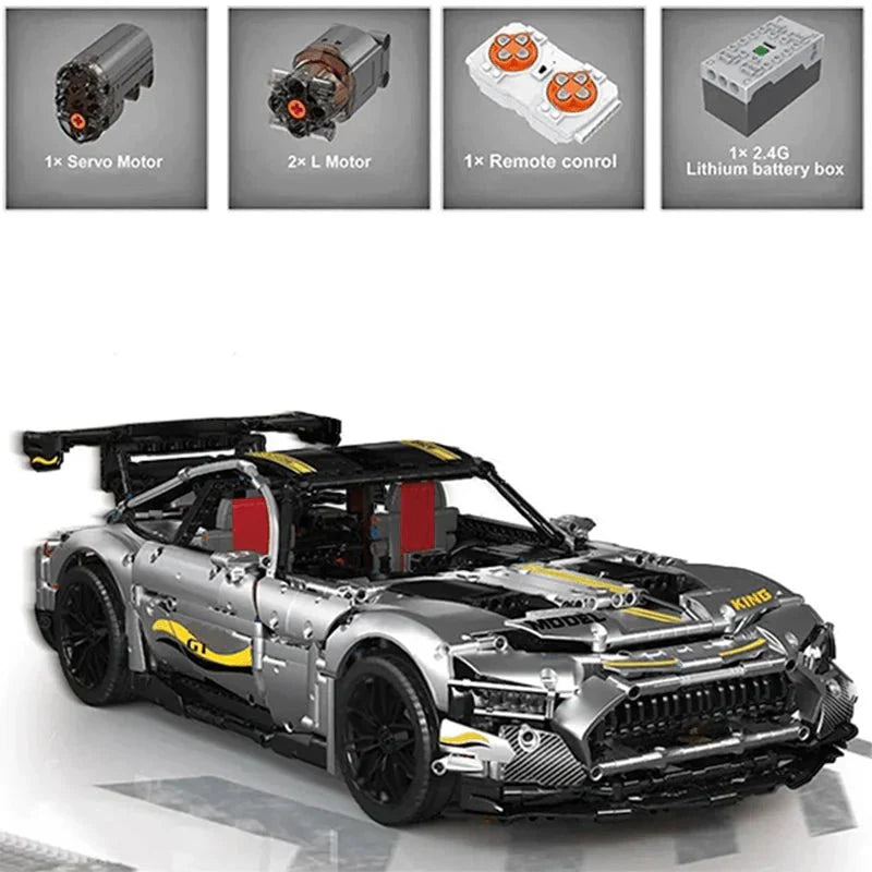 German GTR V8 Coupe - Building Blocks Set | Power Brickz