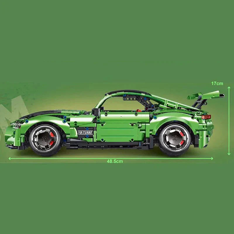 Stanced Track GTR V8 Coupe - Building Blocks Set | Power Brickz