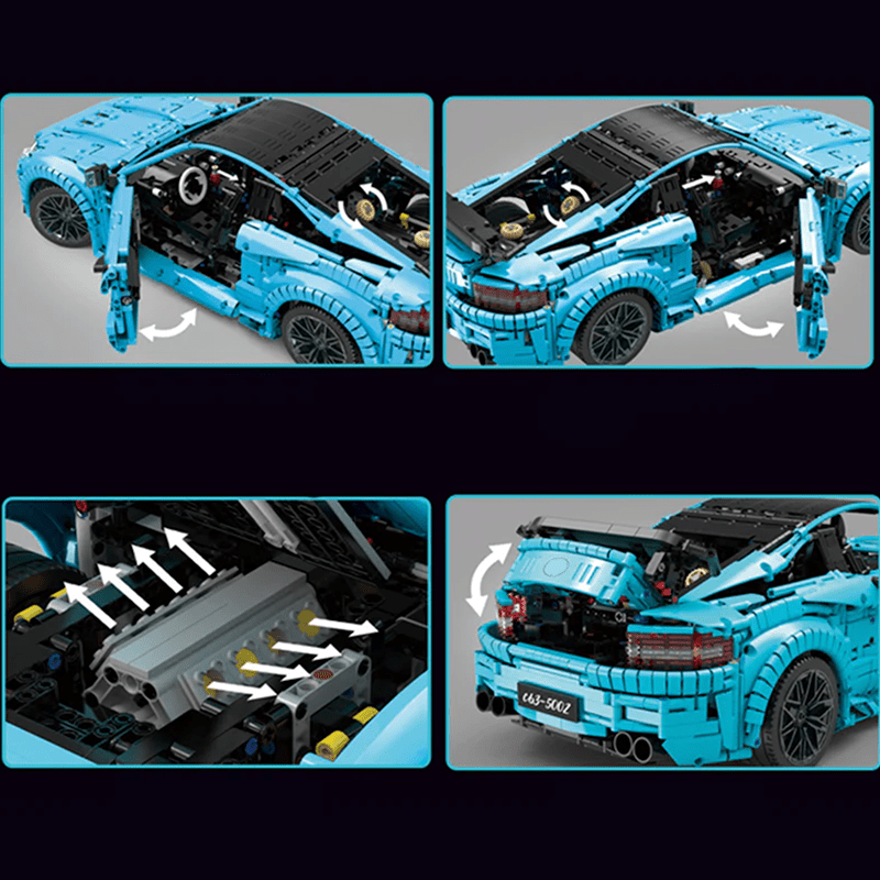 V8 CPerformance Coupe - Building Blocks Set | Power Brickz