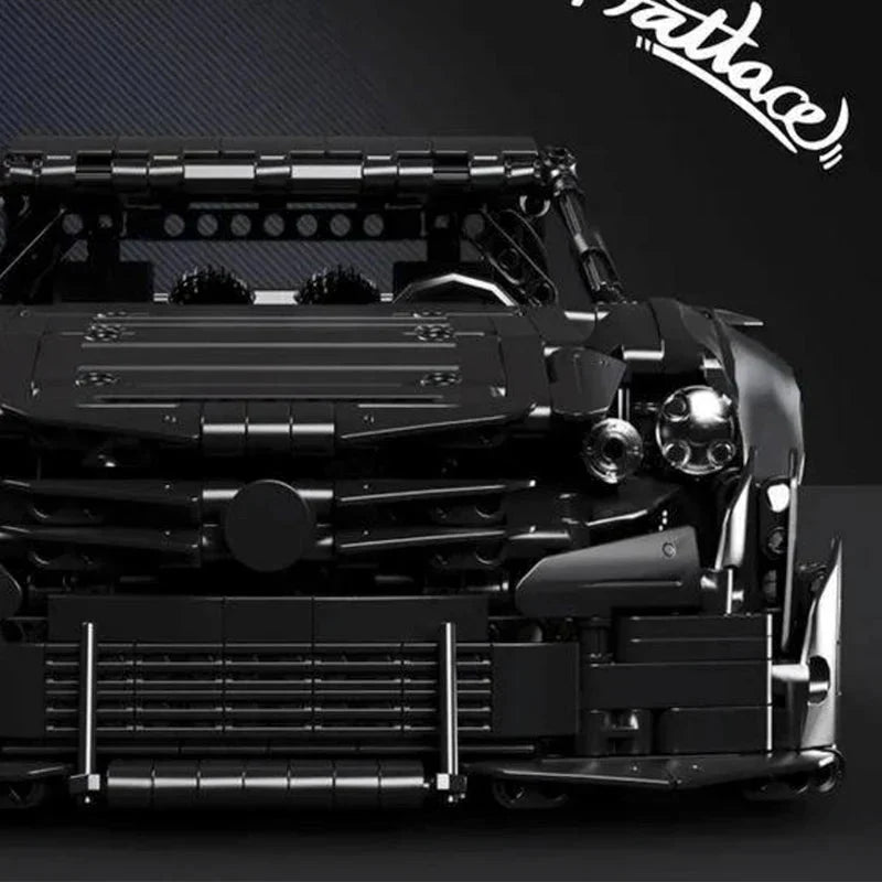 Stanced CV8 Street Sedan - Building Blocks Set | Power Brickz