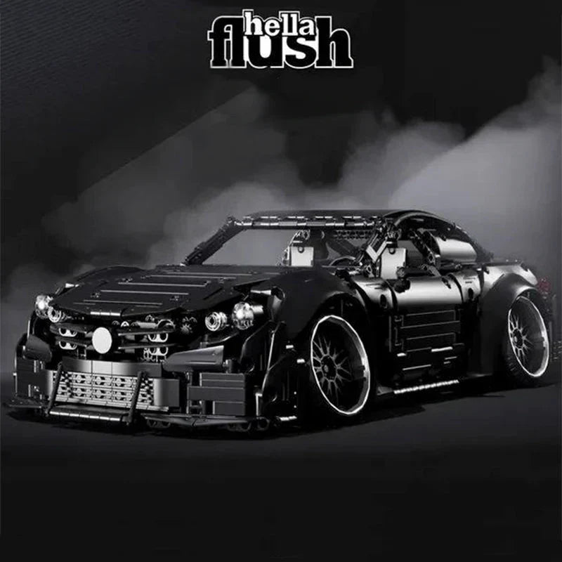 Stanced CV8 Street Sedan - Building Blocks Set | Power Brickz