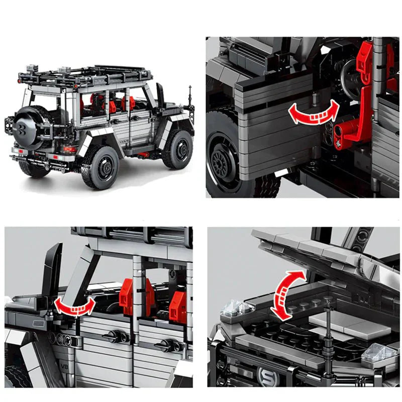 Luxury G4x4 Off-Road SUV - Building Blocks Set | Power Brickz