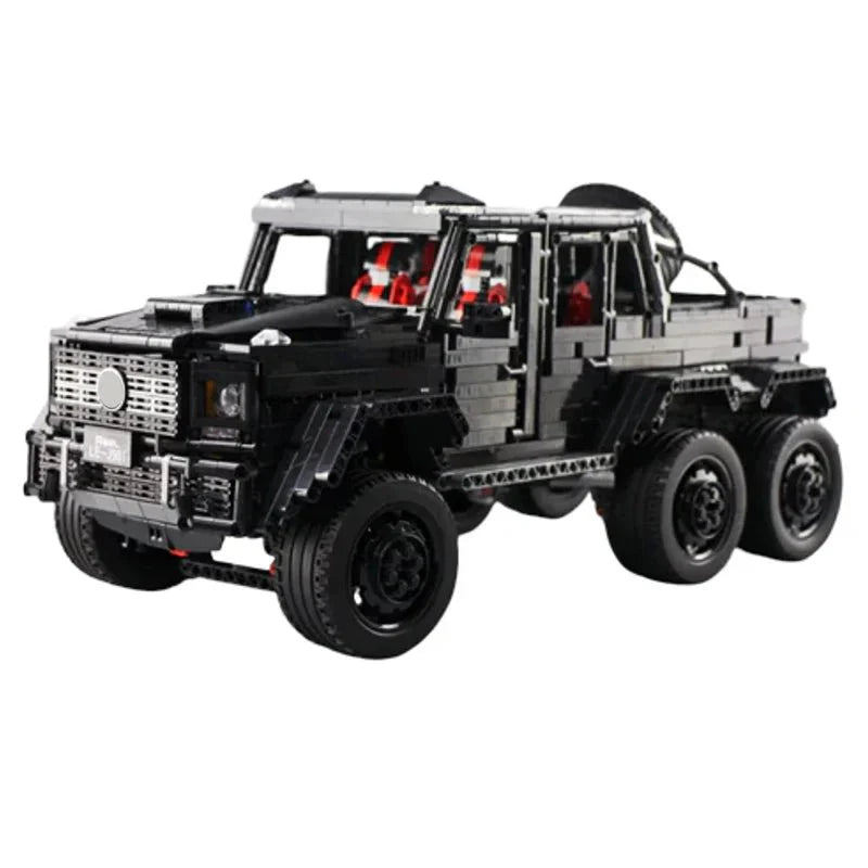 6x6 GDesert Luxury Truck - Building Blocks Set | Power Brickz